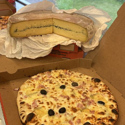 Pizza au morbier